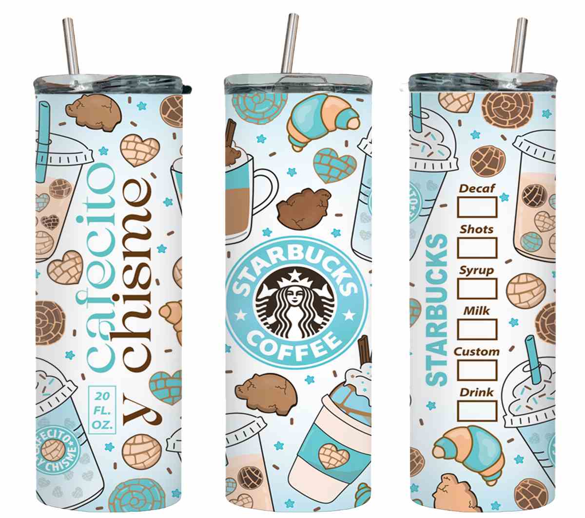 Starbucks Cafecito y Chisme Blue-8473